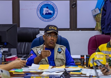 USAID-BHA, Dominican Republic Center for Emergency Operations work together during CENTAM Guardian 23