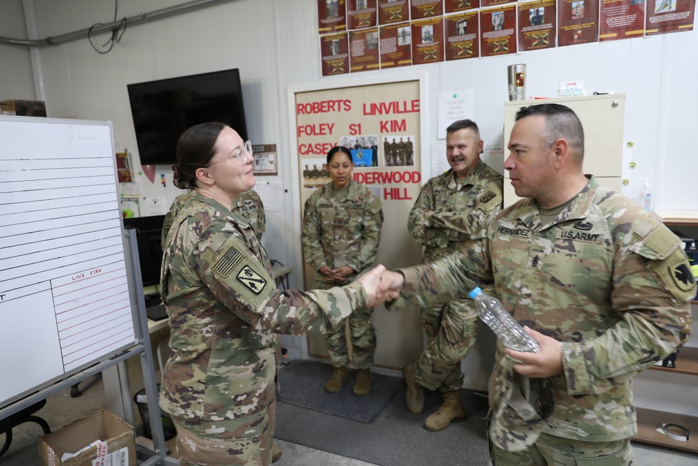 OKNG senior leadership visits deployed unit