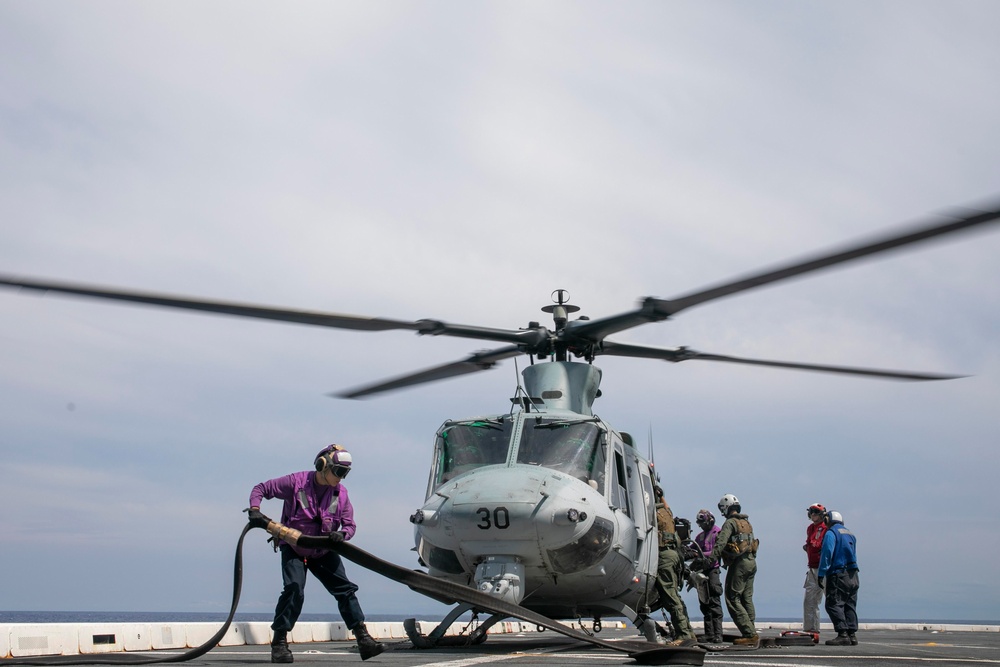 USS Mesa Verde Conducts Flight Operations during COMPTUEX