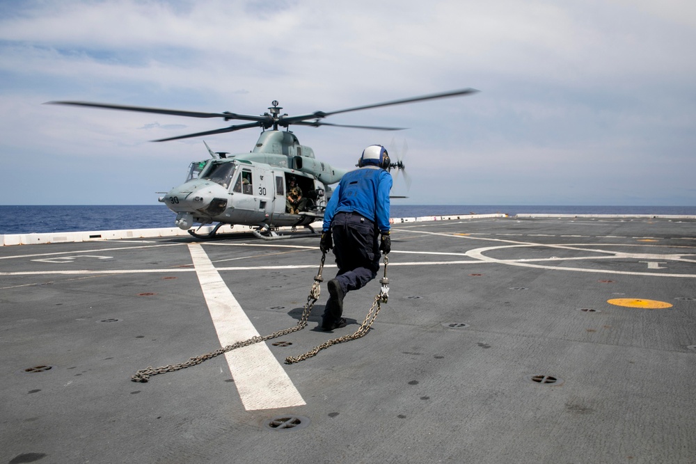 USS Mesa Verde Conducts Flight Operations during COMPTUEX