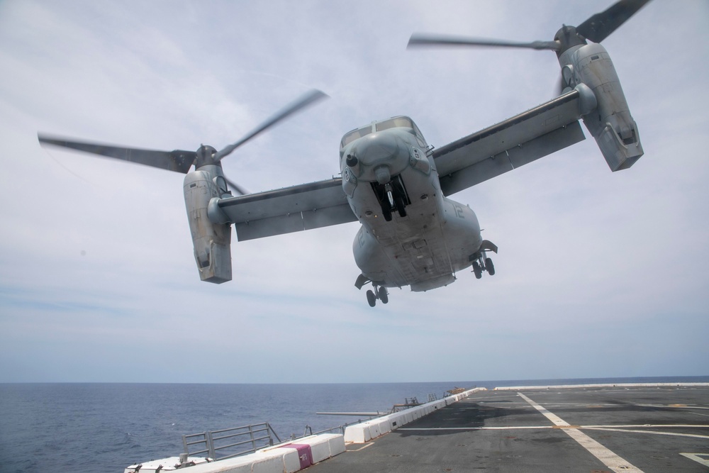 USS Mesa Verde Conducts Flight Operations during COMPTUEX