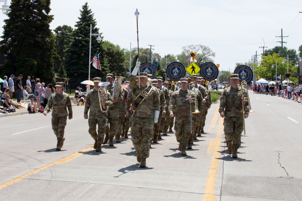 The 126th Army Band performs in the 2023 Memorial Day parade