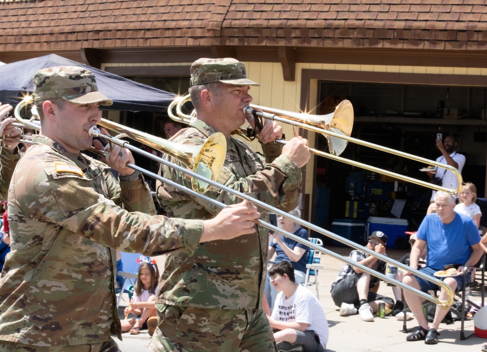 The 126th Army Band performs in the 2023 Memorial Day parade