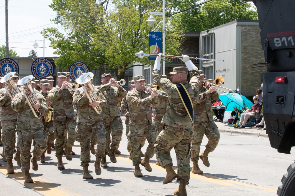 The 126th Army Band performs in the 2023 Memorial Day parade