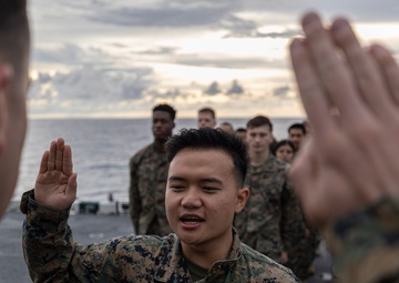 Cpl. Eh Shee Reenlistment