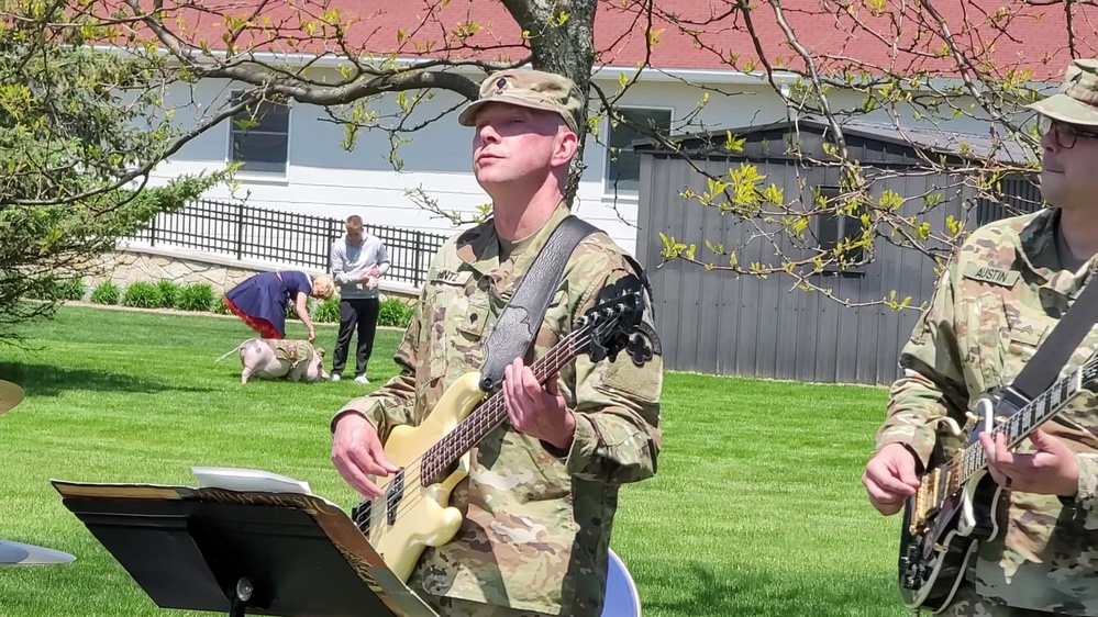 Army Reserve's 204th Army Band performs during 2023 Fort McCoy Armed Forces Day Open House