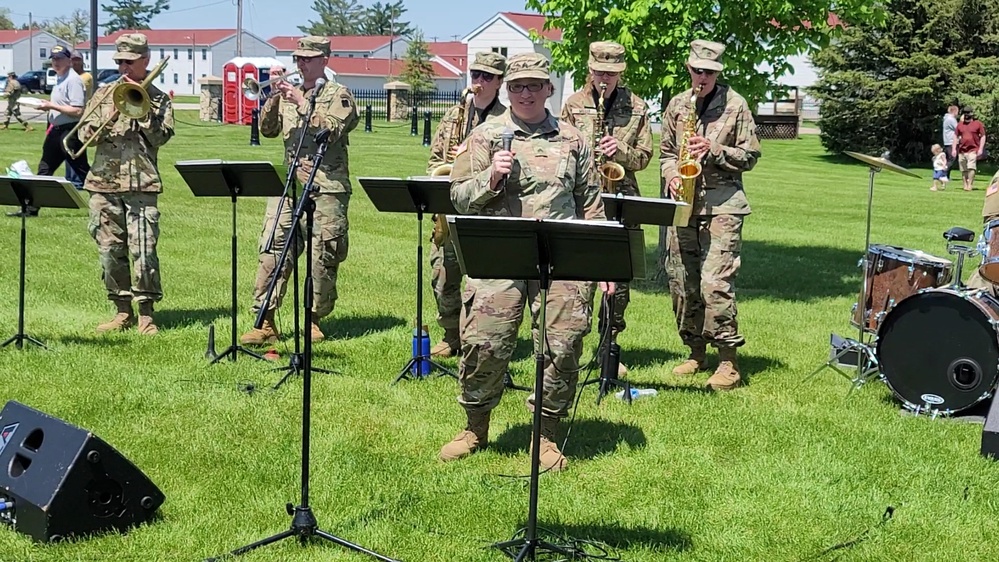 Army Reserve's 204th Army Band performs during 2023 Fort McCoy Armed Forces Day Open House