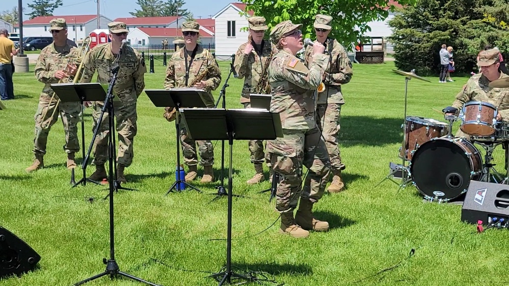 Army Reserve's 204th Army Band performs during 2023 Fort McCoy Armed Forces Day Open House