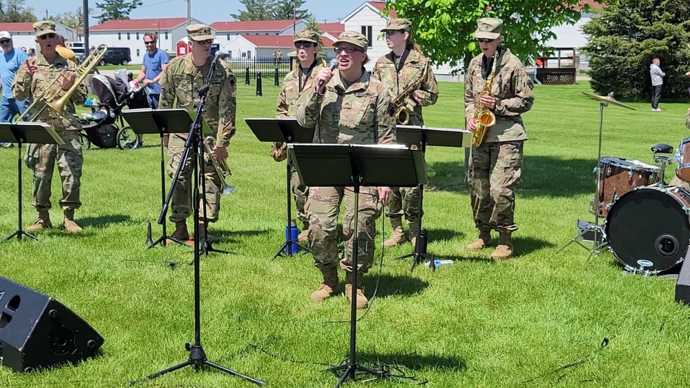 Army Reserve's 204th Army Band performs during 2023 Fort McCoy Armed Forces Day Open House