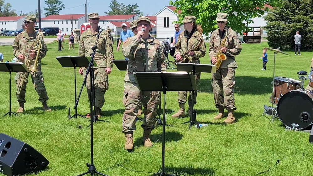 Army Reserve's 204th Army Band performs during 2023 Fort McCoy Armed Forces Day Open House