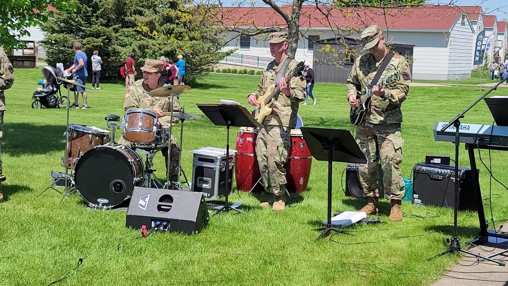 Army Reserve's 204th Army Band performs during 2023 Fort McCoy Armed Forces Day Open House