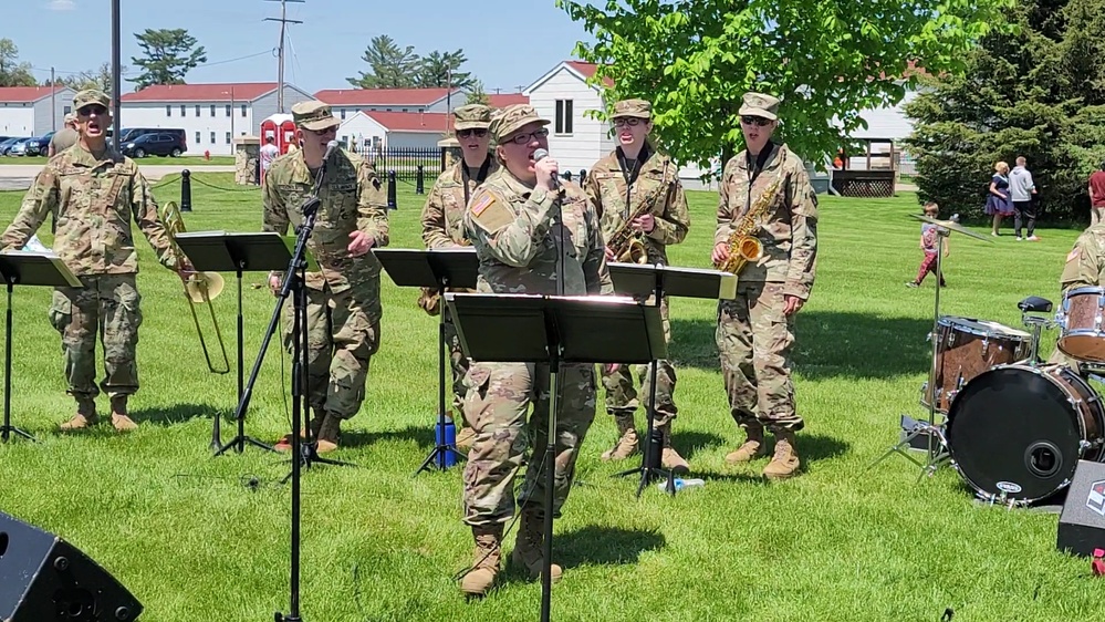 Army Reserve's 204th Army Band performs during 2023 Fort McCoy Armed Forces Day Open House