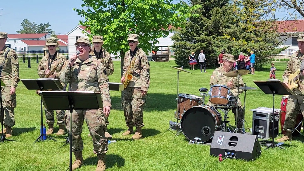 Army Reserve's 204th Army Band performs during 2023 Fort McCoy Armed Forces Day Open House