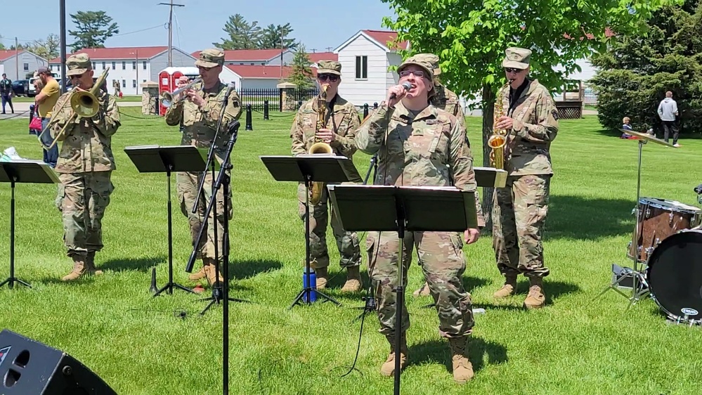 Army Reserve's 204th Army Band performs during 2023 Fort McCoy Armed Forces Day Open House