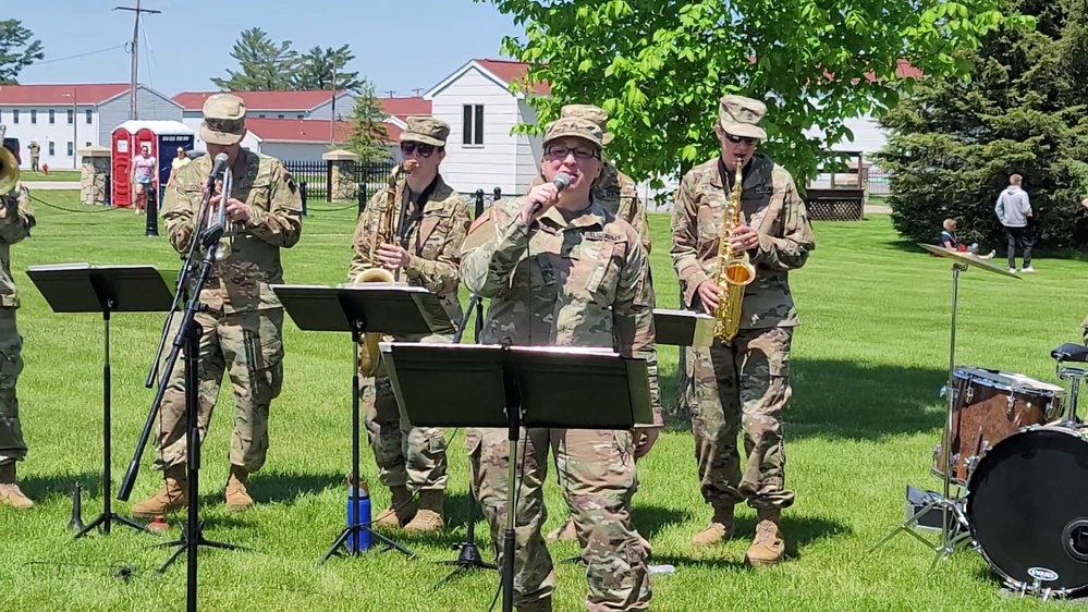 Army Reserve's 204th Army Band performs during 2023 Fort McCoy Armed Forces Day Open House