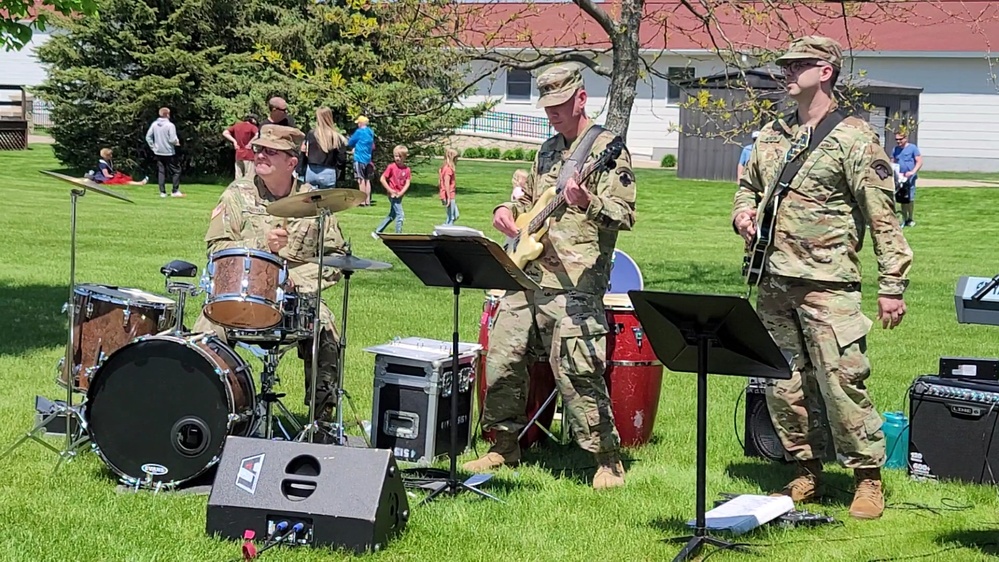 Army Reserve's 204th Army Band performs during 2023 Fort McCoy Armed Forces Day Open House