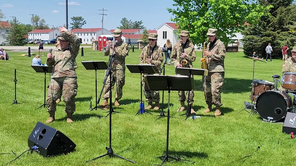 Army Reserve's 204th Army Band performs during 2023 Fort McCoy Armed Forces Day Open House