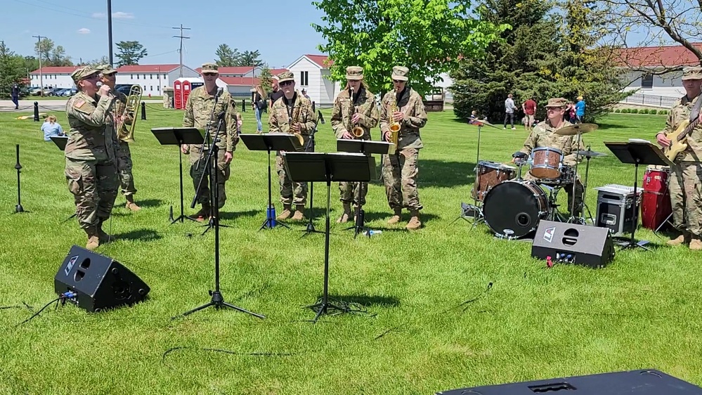 Army Reserve's 204th Army Band performs during 2023 Fort McCoy Armed Forces Day Open House