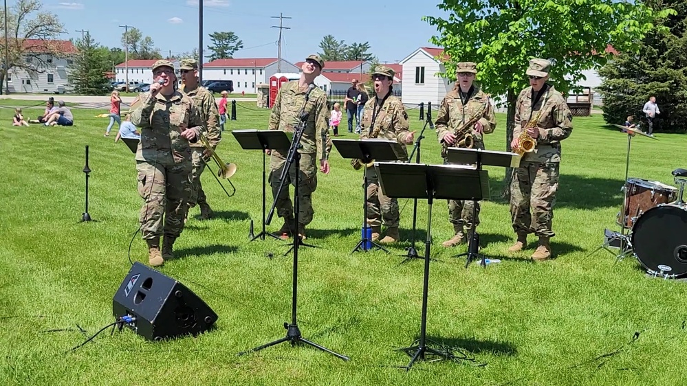 Army Reserve's 204th Army Band performs during 2023 Fort McCoy Armed Forces Day Open House