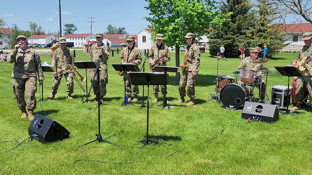 Army Reserve's 204th Army Band performs during 2023 Fort McCoy Armed Forces Day Open House