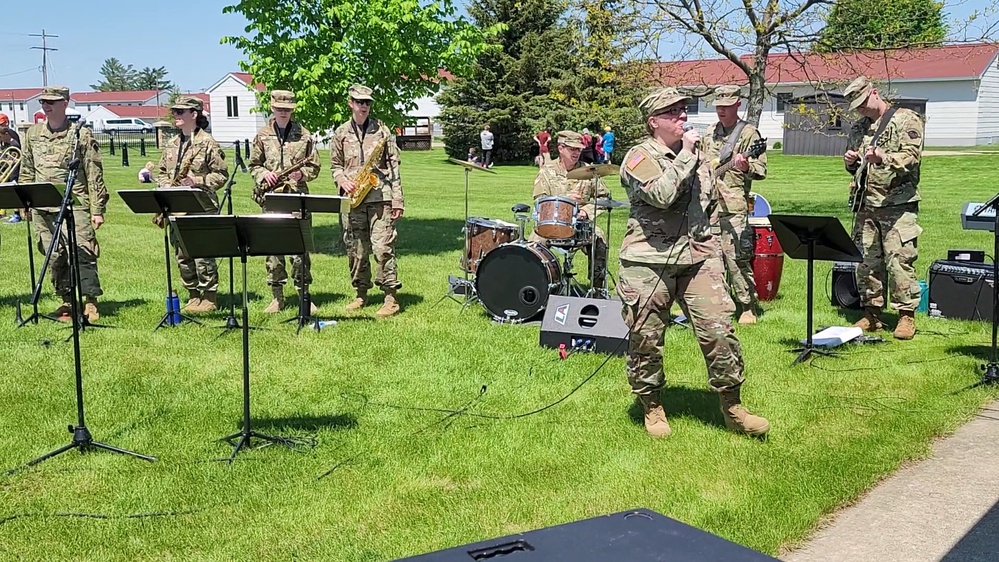 Army Reserve's 204th Army Band performs during 2023 Fort McCoy Armed Forces Day Open House