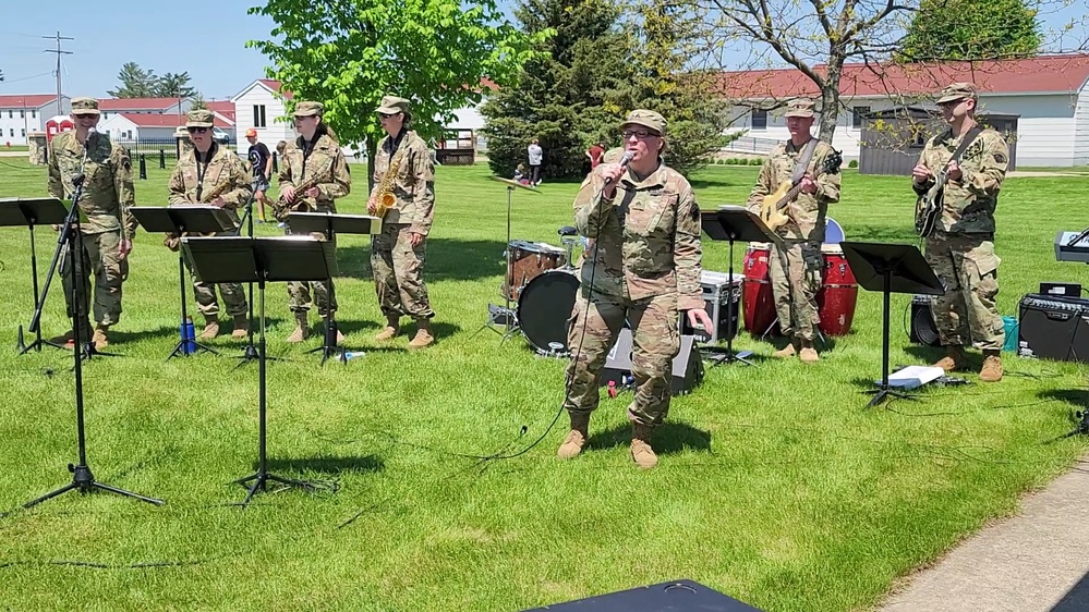 Army Reserve's 204th Army Band performs during 2023 Fort McCoy Armed Forces Day Open House