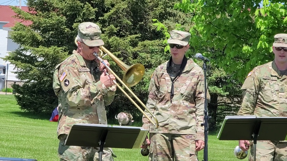 Army Reserve's 204th Army Band performs during 2023 Fort McCoy Armed Forces Day Open House