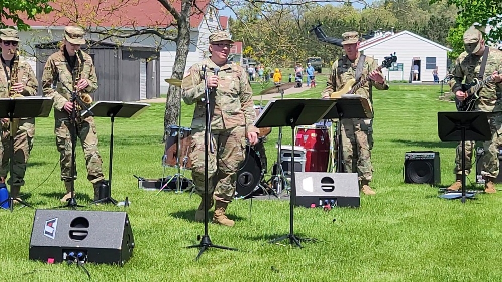 Army Reserve's 204th Army Band performs during 2023 Fort McCoy Armed Forces Day Open House