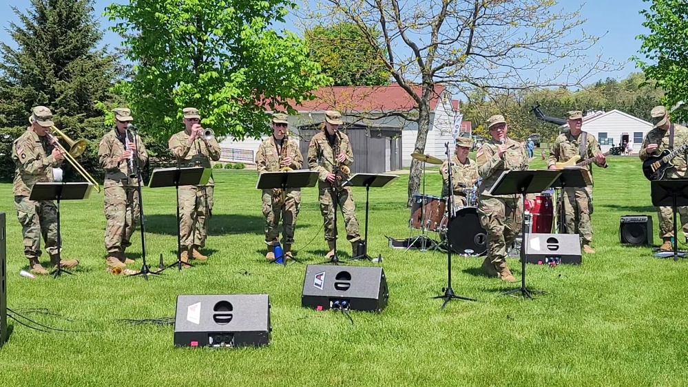 Army Reserve's 204th Army Band performs during 2023 Fort McCoy Armed Forces Day Open House