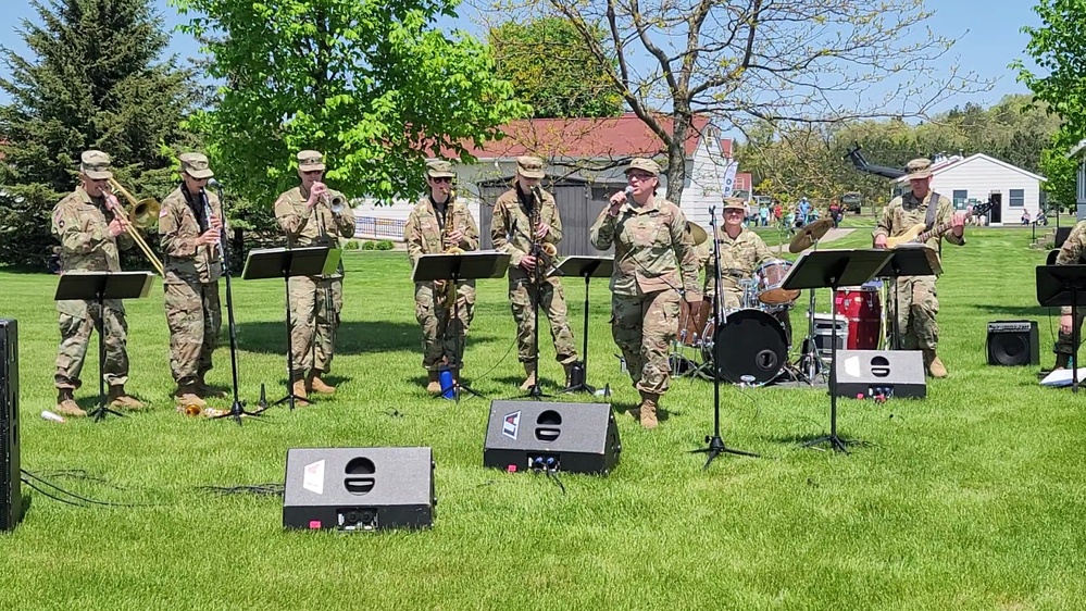 Army Reserve's 204th Army Band performs during 2023 Fort McCoy Armed Forces Day Open House