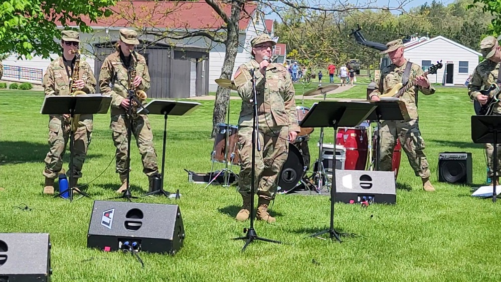 Army Reserve's 204th Army Band performs during 2023 Fort McCoy Armed Forces Day Open House