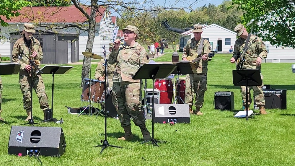 Army Reserve's 204th Army Band performs during 2023 Fort McCoy Armed Forces Day Open House