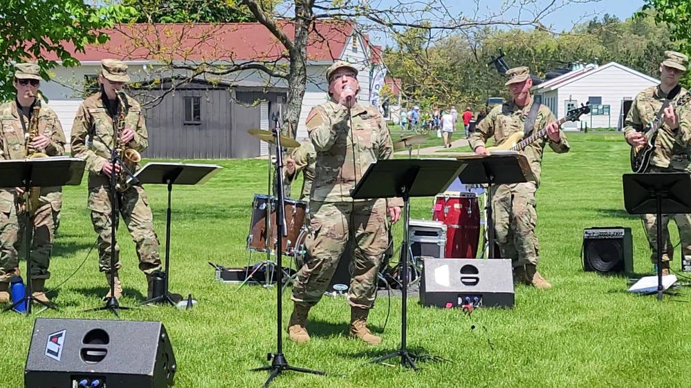 Army Reserve's 204th Army Band performs during 2023 Fort McCoy Armed Forces Day Open House