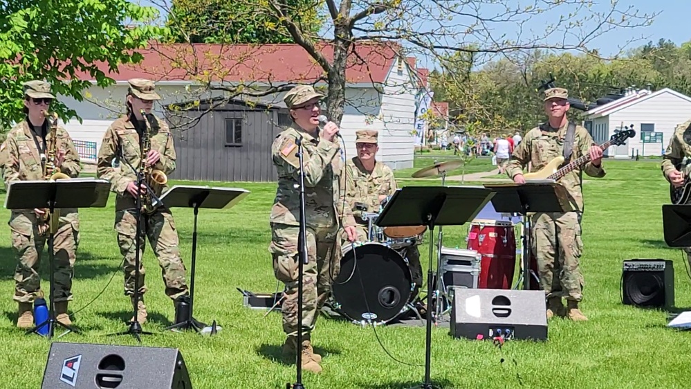 Army Reserve's 204th Army Band performs during 2023 Fort McCoy Armed Forces Day Open House