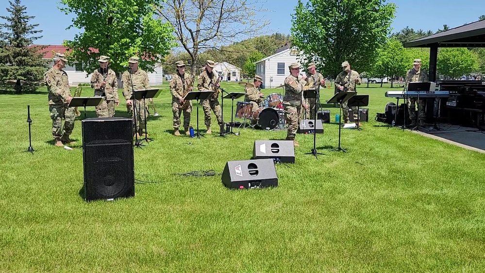 Army Reserve's 204th Army Band performs during 2023 Fort McCoy Armed Forces Day Open House