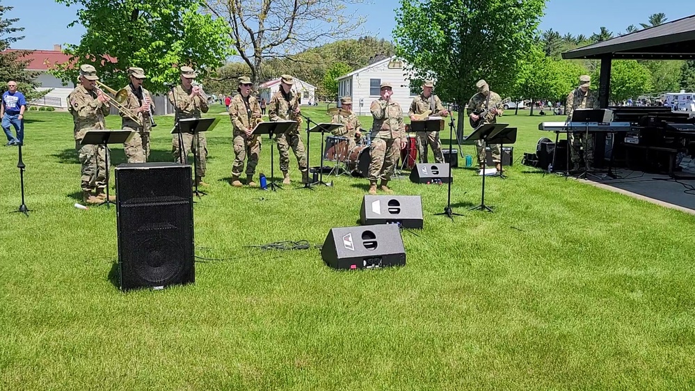 Army Reserve's 204th Army Band performs during 2023 Fort McCoy Armed Forces Day Open House