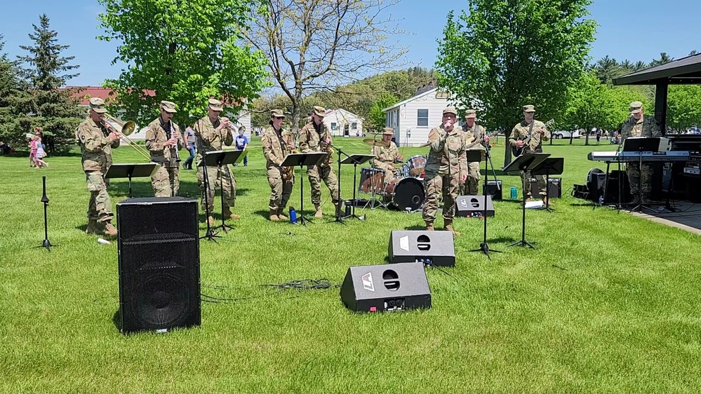 Army Reserve's 204th Army Band performs during 2023 Fort McCoy Armed Forces Day Open House