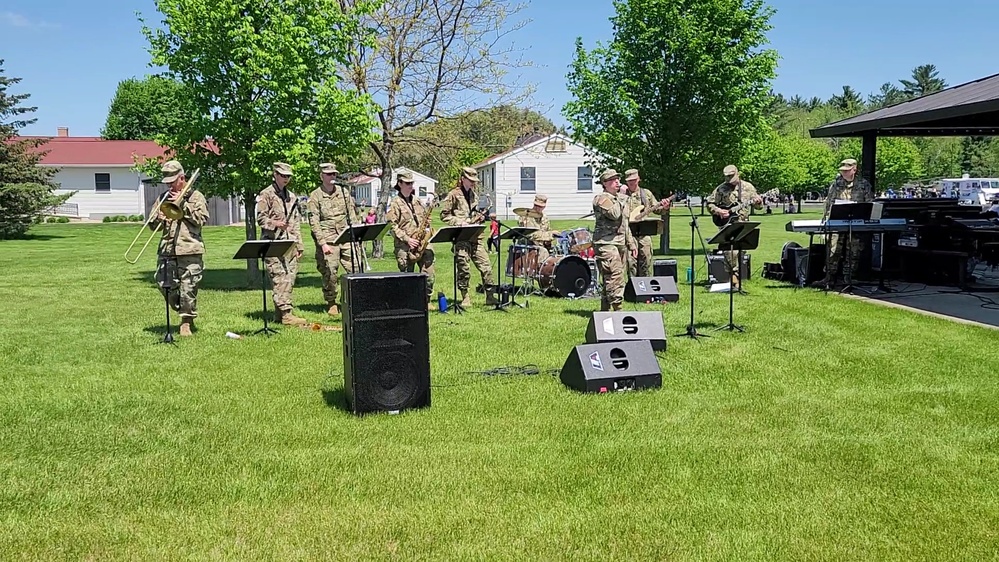 Army Reserve's 204th Army Band performs during 2023 Fort McCoy Armed Forces Day Open House