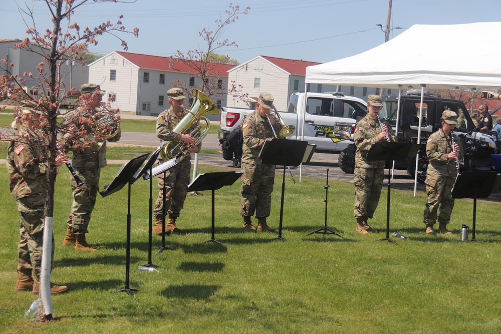 Army Reserve's 204th Army Band performs during 2023 Fort McCoy Armed Forces Day Open House