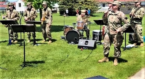 Army Reserve's 204th Army Band performs during 2023 Fort McCoy Armed Forces Day Open House