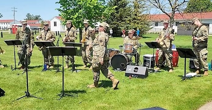 Army Reserve's 204th Army Band performs during 2023 Fort McCoy Armed Forces Day Open House