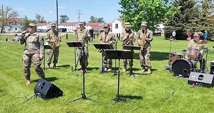 Army Reserve's 204th Army Band performs during 2023 Fort McCoy Armed Forces Day Open House