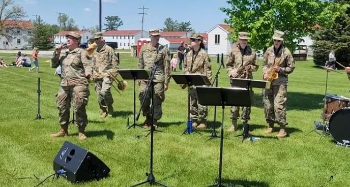 Army Reserve's 204th Army Band performs during 2023 Fort McCoy Armed Forces Day Open House