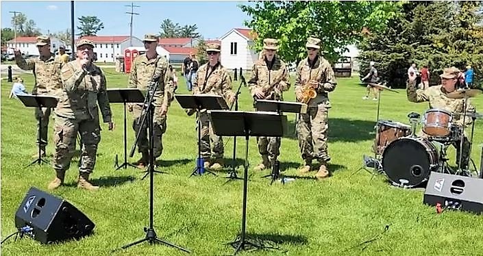 Army Reserve's 204th Army Band performs during 2023 Fort McCoy Armed Forces Day Open House