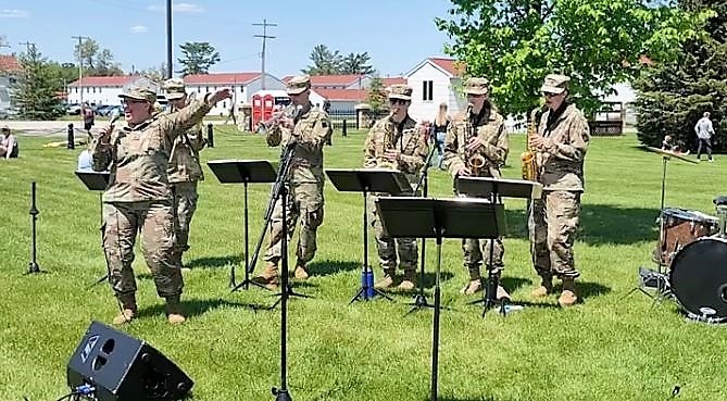 Army Reserve's 204th Army Band performs during 2023 Fort McCoy Armed Forces Day Open House