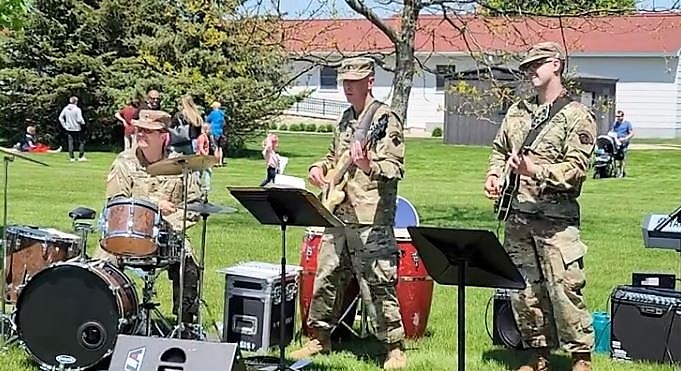 Army Reserve's 204th Army Band performs during 2023 Fort McCoy Armed Forces Day Open House