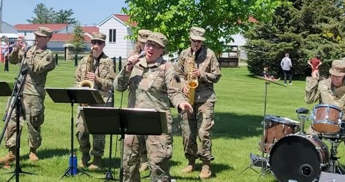 Army Reserve's 204th Army Band performs during 2023 Fort McCoy Armed Forces Day Open House