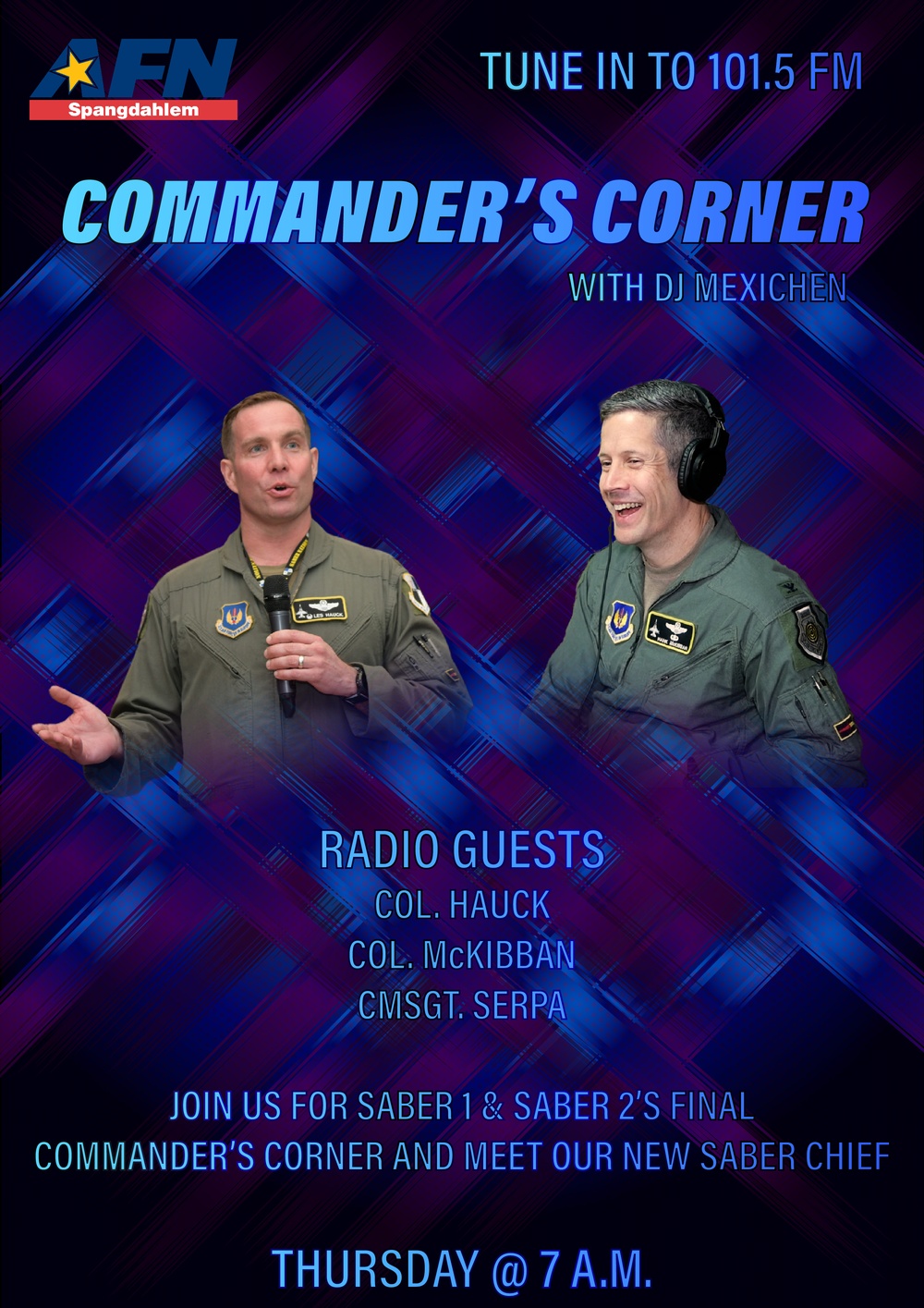 Commander's Corner Flyer
