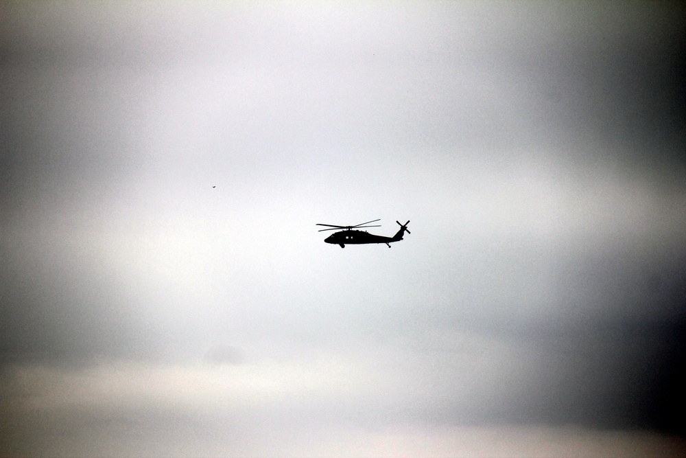 Wisconsin National Guard UH-60 Black Hawk crews hold May 2023 training at Fort McCoy