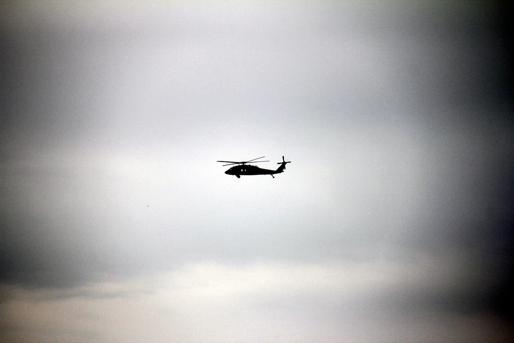 Wisconsin National Guard UH-60 Black Hawk crews hold May 2023 training at Fort McCoy